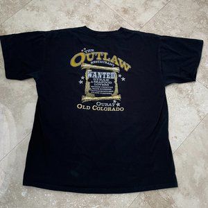 The Outlaw Restaurant, Colorado Short Sleeve T shirt Very Cool PRICED TO SELL